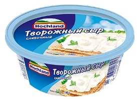 Сыр творожный  Хохланд сливочный 60% 140гр