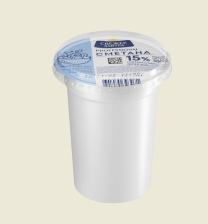 Сметана 15% 500гр 1/6шт Свежее Завтра Professional