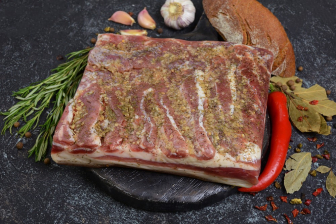 Сало по-Кубански в/у ~2кг 1/9шт Кубань Щедрая