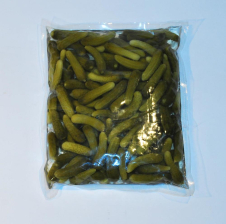 Огурцы (корнишоны) маринованные целые 3-6см 1,8кг (1кг) 1/5шт ТМ Флорека