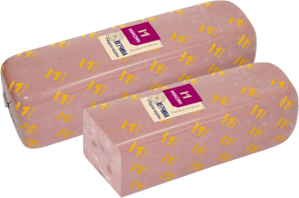 Ветчина с бедром индейки вар п/а Микоян 3,7кг