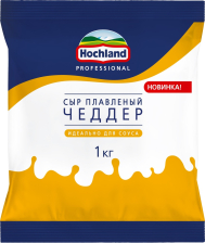 Чеддер (соус) плавленый сыр Professional  1кг 1/8шт Хохланд
