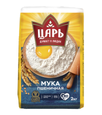 Мука Пшеничная в/с Царь 2кг