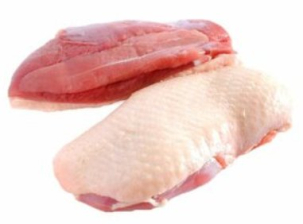 Грудка филе УТКИ  б/к с кож. Китай (3700/03263) ~ 0,2-0,3/10кг