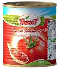 Томатная паста 0,800кг 1/12шт ж/б Табиат Иран