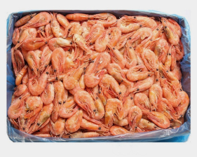 Креветка северная в/м с/г в панцире 250+ Баренцбург короб. 5кг