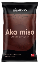 Паста соевая мисо темная aka 1кг 1/10шт Genso Китай