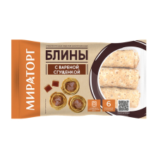 Блины с вареной сгущенкой 360гр 1/8шт Мираторг