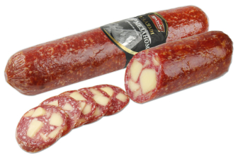 Колбаса Салями с пармезаном сырокопченая Балтия ~800гр