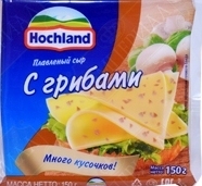 Сыр Хохланд плавленный  (ломтики) грибы 45% 150гр