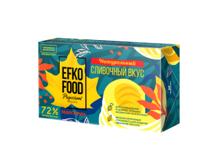 Маргарин 72% 250гр брикет 1/20шт EFKO FOOD Professional