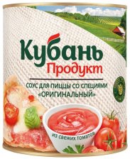Соус томатный Оригинальный для пиццы ж/б 3000мл (2900гр ) Кубань Продукт РФ