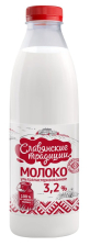 Молоко Бутылка 3,2% 0,9л (6шт) Славянские Традиции МГ)
