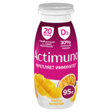 Актимуно 95гр (6шт) Манго/Маракуйя с цинком 1,5%