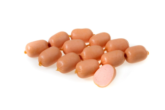 Сосиски мини Пражские н/о з/а ~1кг Романишин