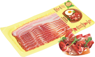 Бекон сырокопчёный Иней 100гр