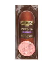 Мясорубская с чесноком в/к в/у срез 300гр Стародворье