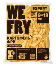 Картофель фри с панировкой 9x18мм 2,5кг 1/5шт FMS18