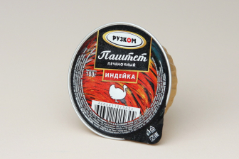 Паштет печеночный с мясом индейки (Рузком) 100гр