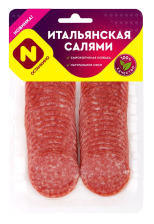 Салями Итальянская с/к в/у нарезка Останкино 150гр