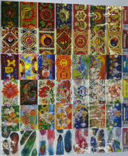 Термоэтикетки Ассорти лента на 7 яиц (30шт/пакет) СмакиТаки