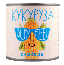 Кукуруза консерв. ж/б 425мл(240) 1/12шт SunFeel РФ