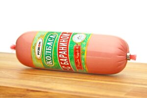 С бараниной колбаса вареная и/о 500гр 1/30шт Рузком