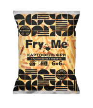 Картофель фри с панировкой 6х6мм 2,5кг 1/5шт Ви Фрай S22