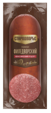 Сервелат Филедворский срез фиброуз в/к в/у 350гр 1/6шт Стародворье