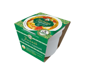 Лагман суп с курицей Халяль 250гр 1/12шт Государь