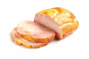 Рулет Гусь с филе и яблоками копченовареный Деликатес МК ~650гр