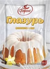 Глазурь ванильная 50гр (20шт) Фарсис