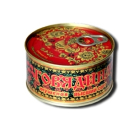 Говядина тушеная Хохлома ГОСТ в/с 325гр