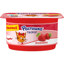 Творог 110гр Клубника 3,5% 1/8 Растишка