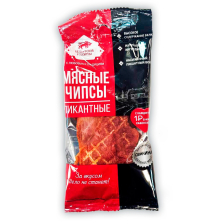 Чипсы мясные Пикантные с/в 50гр 1/12шт Белорусские рецепты