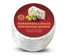 Сыр с благородной голубой плесенью ГОРГОНЗОЛА ДОЛЬЧЕ 50% ~2,4кг Schonfeld