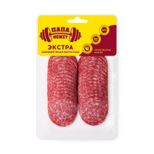 Экстра Папа Может с/к с/н в/у 100гр 1/10шт нарезка Останкино