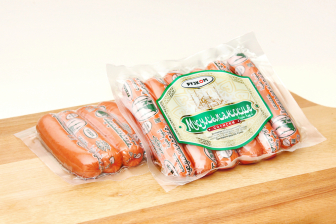 Сосиски Мусульманские п/а в/у 380гр 1/20шт Рузком