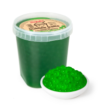 Соковые шарики Зеленое яблоко Bubble bals ведро 1,1кг 1/4шт TM Simpatea)