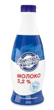 Молоко Бутылка 3,2% 0,9л (6шт) Минская Марка
