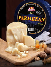 Пармезан сыр твердый 40% круг ~4,8кг (выд 6 мес) ТМ Ичалки