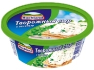 Сыр творожный Хохланд  с зеленью 60% 140гр