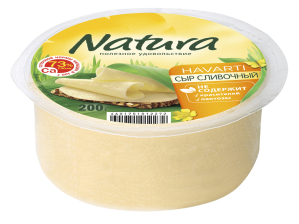 Сливочный сыр 45% цилиндр 200гр РФ 1/12шт Арла Натура