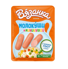 Сосиски Молокуши миникушай ВЯЗАНКА з/а газ 330гр Стародворье Сосиски Молокуши миникушай ВЯЗАНКА з/а газ 330гр Стародворье
