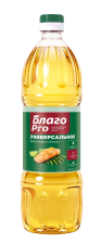 Масло подсолнечное раф. в/с 1л 1/15шт Благо PRO РФ