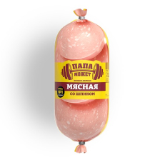 Мясная со шпиком Папа Может вар п/о 400гр Останкино Мясная со шпиком Папа Может вар п/о 400гр Останкино