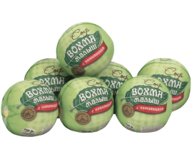 Малыш Вохма сыр с пажитником 50% ~900гр/~9кг  Боговарово Костромские сырова