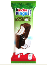 Киндер Пингви Кокос 32,5% 30гр