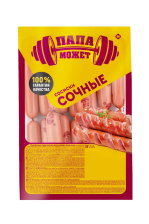 Сосиски Сочные Папа Может п/о газ ~1,5кг/~6кг Останкино