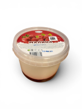 Продукт жировой десертный сладкий Малина 20% 700гр ведро 1/6шт Киреево